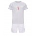 Camisa de time de futebol Dinamarca Joakim Maehle #5 Replicas 2º Equipamento Infantil Mundo 2022 Manga Curta (+ Calças curtas)